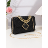 Geantă de Umăr Mini la Modă cu Model Decorativ în Formă de Diamant și Curea cu Lanț