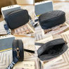 Geantă Crossbody Pătrată Matlasată pentru Femei, Portofel Clasic Mini cu Fermuar