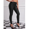 Pantaloni Skinny Negri cu Elasticitate Mare pentru Femei