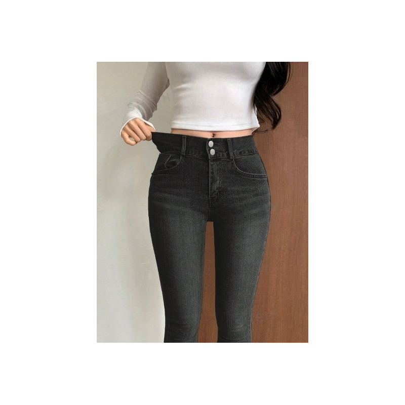 Blugi Skinny Casual DAZY cu Buzunare pentru Femei