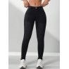 Blugi Slim Fit Negri din Denim cu Buzunare Oblice pentru Femei
