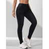Blugi Slim Fit Negri din Denim cu Buzunare Oblice pentru Femei