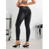 Blugi Skinny Gri Casual cu Buzunare Oblice pentru Femei