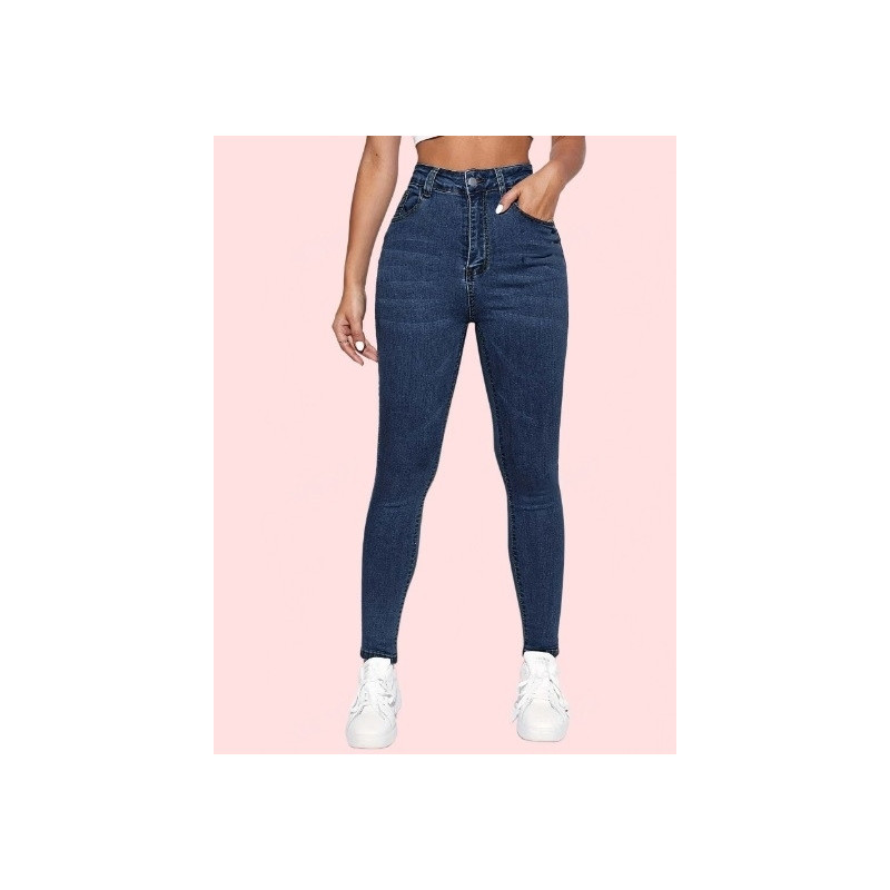 Blugi Skinny Casual pentru Femei cu Buzunare