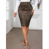 Fustă Creion Slim-Fit cu Imprimeu Leopard – Eleganță și Atitudine