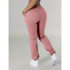 Pantaloni de Trening pentru Femei – Șnur Reglabil și Mansete Confortabile