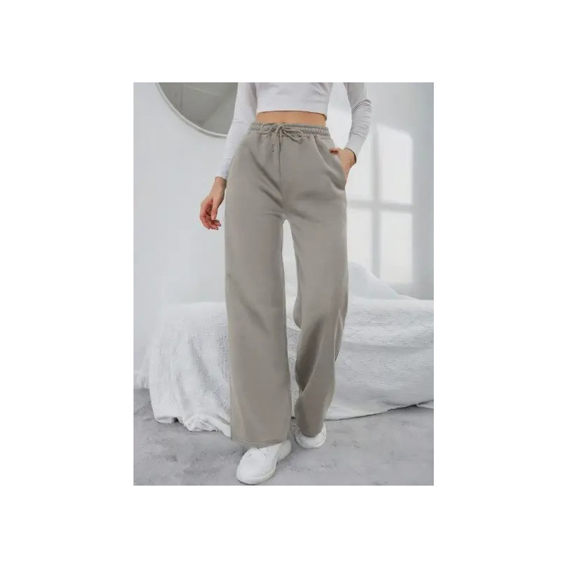 Pantaloni de Trening Drepți cu Șnur pentru Femei