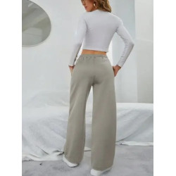 Pantaloni de Trening Drepți cu Șnur pentru Femei