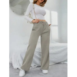 Pantaloni de Trening Drepți cu Șnur pentru Femei