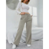 Pantaloni de Trening Drepți cu Șnur pentru Femei