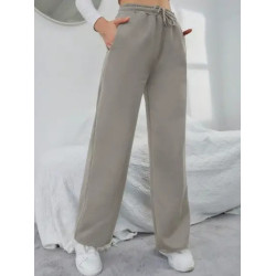 Pantaloni de Trening Drepți cu Șnur pentru Femei