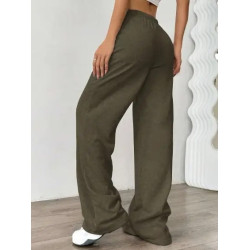 Pantaloni Jogger Casual Drepți cu Șnur pentru Femei
