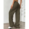 Pantaloni Jogger Casual Drepți cu Șnur pentru Femei