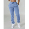 Pantaloni de Trening Casuali Albastri cu Șnur pentru Femei