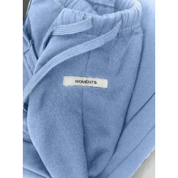 Pantaloni de Trening Casuali Albastri cu Șnur pentru Femei