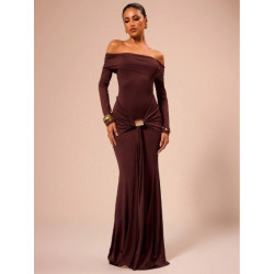 Rochie Maxi cu Mâneci Lungi...