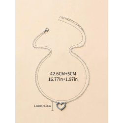 Colier cu Pandantiv in Formă de Inimă pentru Femei