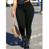 Blugi Skinny Uniți, Culoare Neagră, pentru Femei