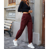 Pantaloni Cargo cu Buzunare Înclinate