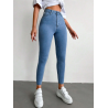 Blugi Skinny cu Talie Înaltă Cottnline